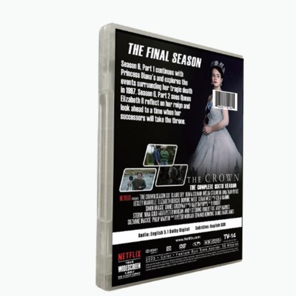 The Crown Season 6 DVD New & Sealed Box Set US Fast shipping - Picture 2 of 2